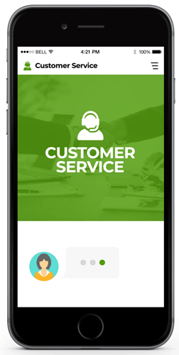 Cusomter Service Chatbot provided by Constant Clients to give your website the online presence it needs